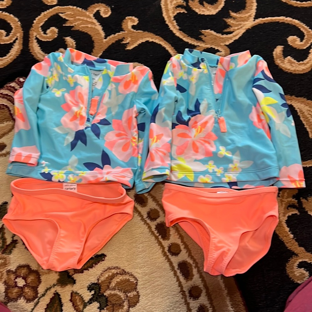 6 mo Carters swimsuits, two available